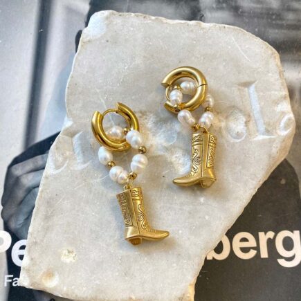 Pendientes Perla Charm Botitas